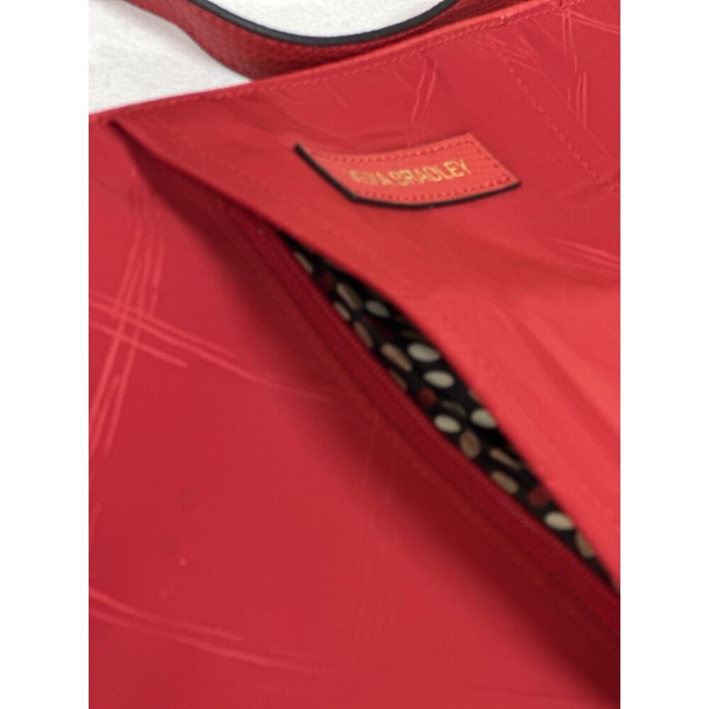 NWT Vera Bradley PREPPY POLY CROSSBODY Shoulder Bag in TANGO RED purse 14896-480 - Picture 7 of 11